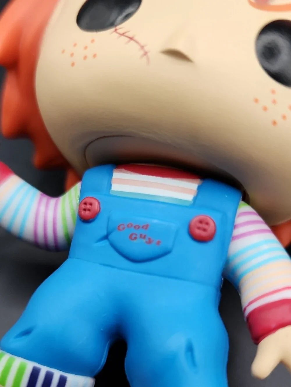 Funko Chucky Vinyl Figure with Orange Hair and Blue Overalls
